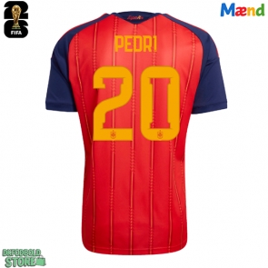 Spanien Pedri Gonzalez #20 Replika Hjemmebanetrøje VM 2026 Kortærmet